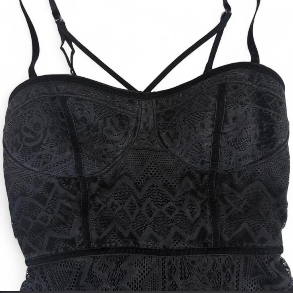 Lacy Corset Black Dress size M/L